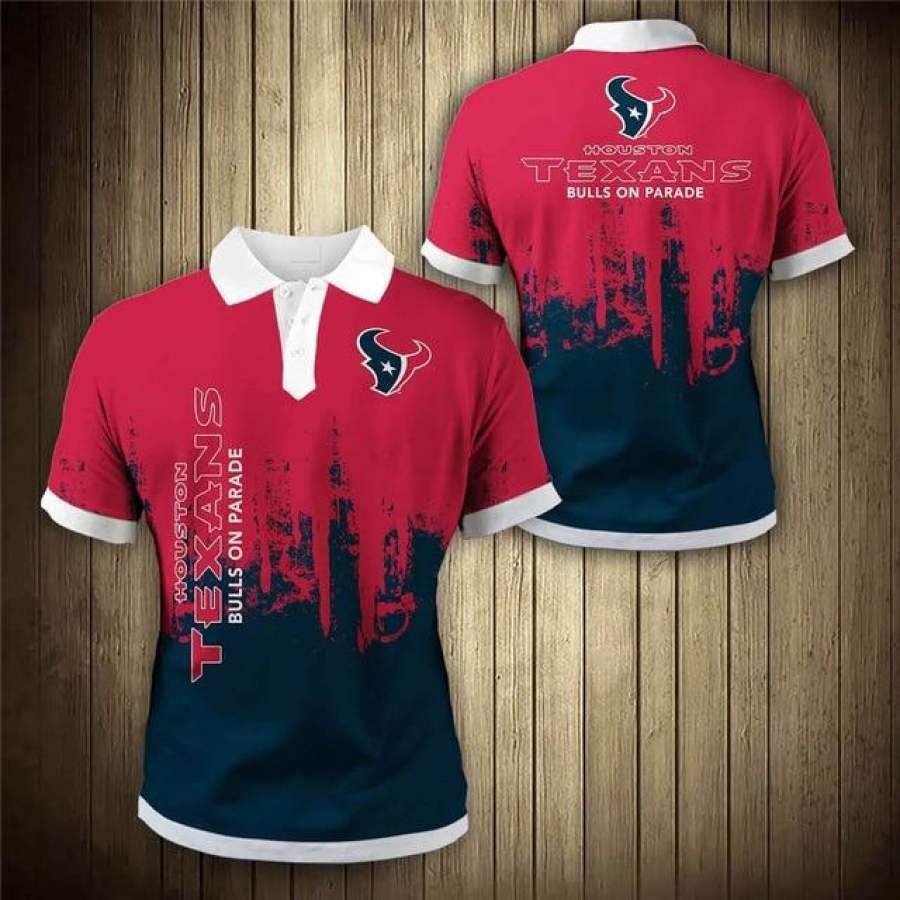 Houston Texans 3D Polo Shirt - Funnymugsandshirts Fashion