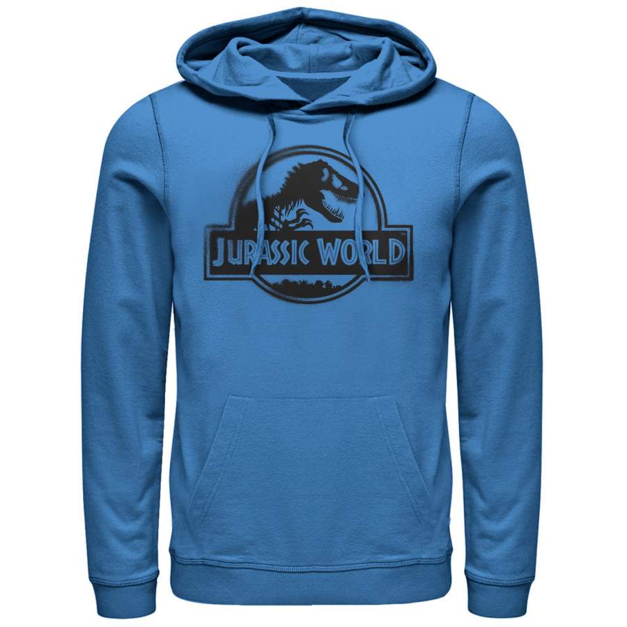 Jurassic World: Fallen Kingdom Men’s Spray Paint Print Logo Lightweight Hoodie