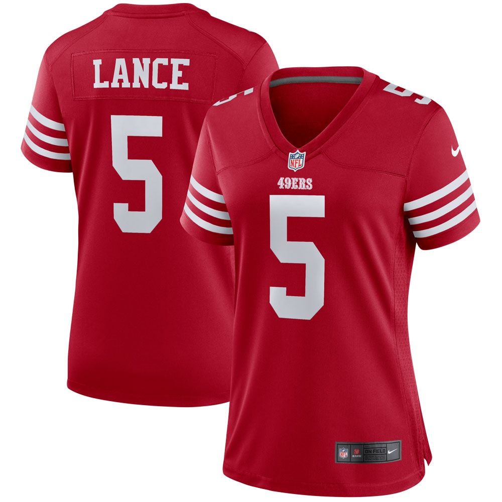 Trey Lance San Francisco 49ers Women's Player Jersey – Scarlet