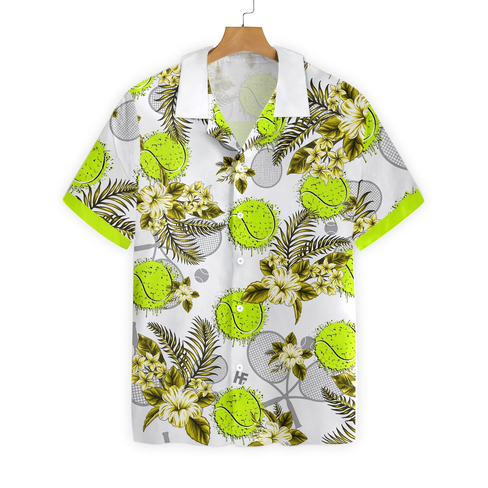 Tennis Ball And Racket Seamless 0801 Custom Hawaii Shirt Ha67866