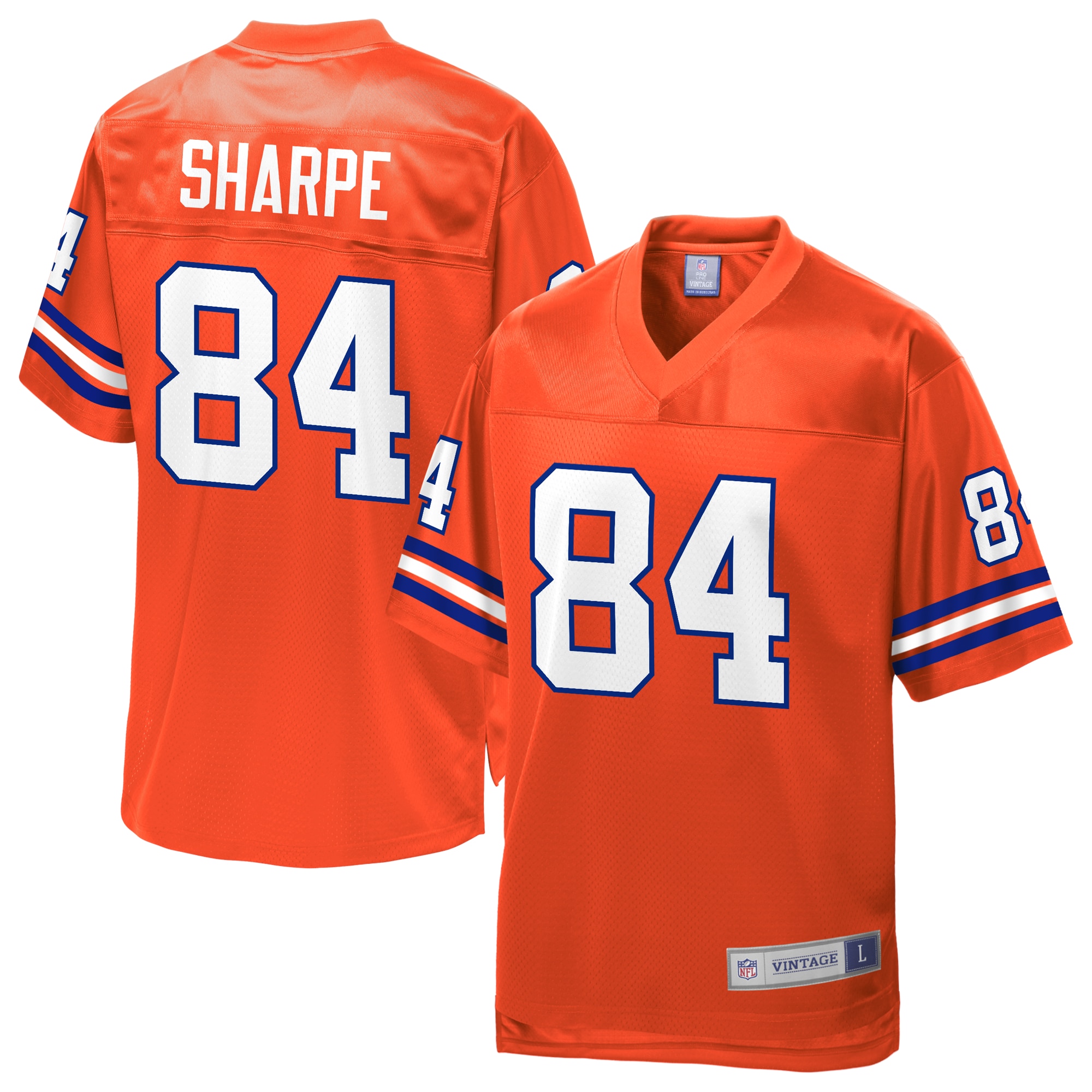 Men’s Denver Broncos Shannon Sharpe NFL Pro Line Orange Retired Player Jersey