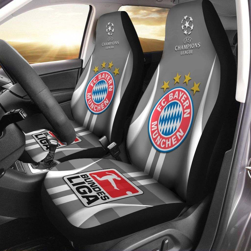 Bayern Muchen Car Seat Cover Ver 35 (Set Of 2)