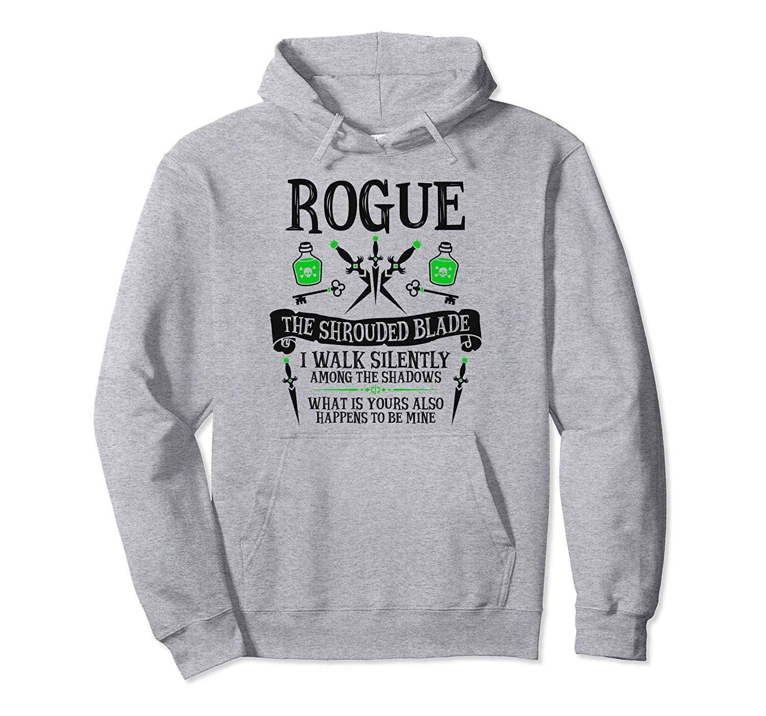 The Rogue – Fantasy, RPG, Tabletop RPG, TTRPG, D20 Pullover Hoodie, T-Shirt, Sweatshirt, Tank Top