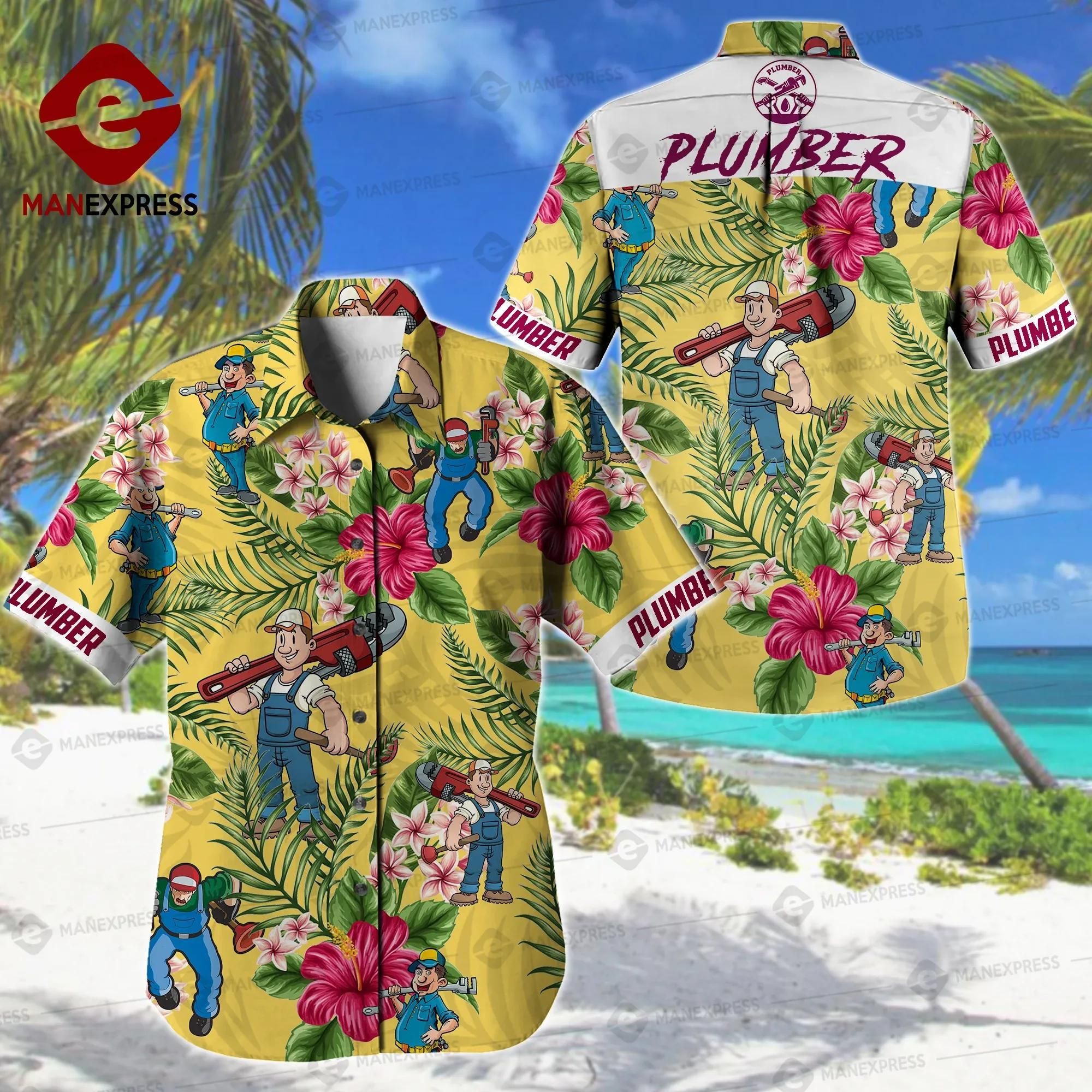 Plumber Aloha Hawaii Shirt Colorful Short Sleeve Summer Beach Casual For Men And Women Ha98375