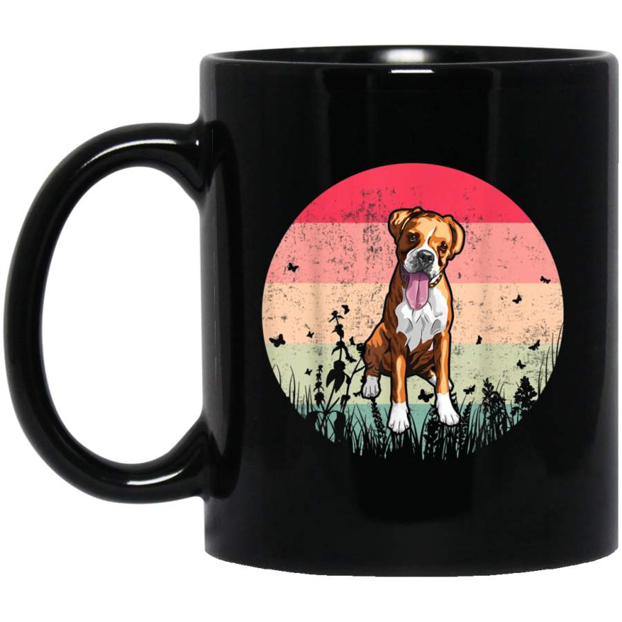 Boxer Mug Vintage Retro Boxer Dog Mug