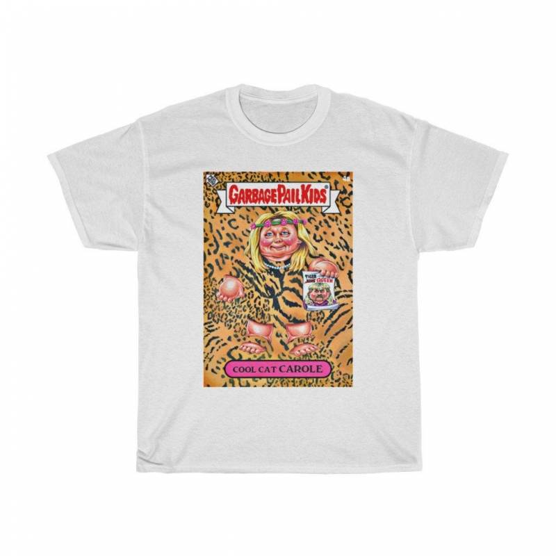 Crushtee Carole Baskins Garbage Pail Kids Cool Cat Carole Unisex Short Sleeve Tee Joe Exotic Tiger King Long Sleeve Hoodie