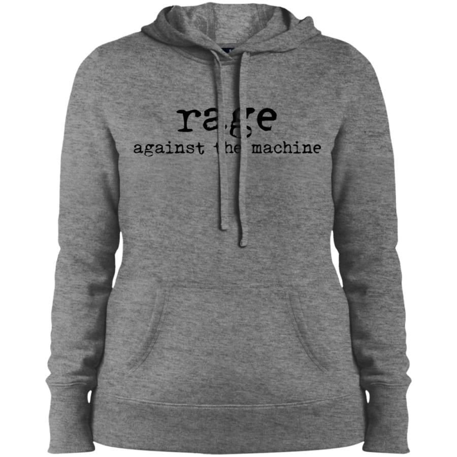 AGR Rage Against The Machine Logo Ladies’ Pullover Hooded Sweatshirt