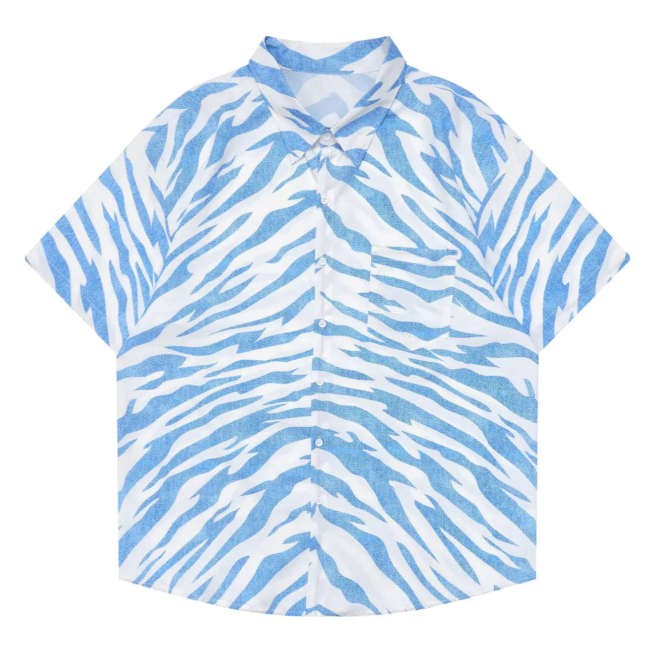 Talishko™ – Zebra Graphic Sleeve Shirt