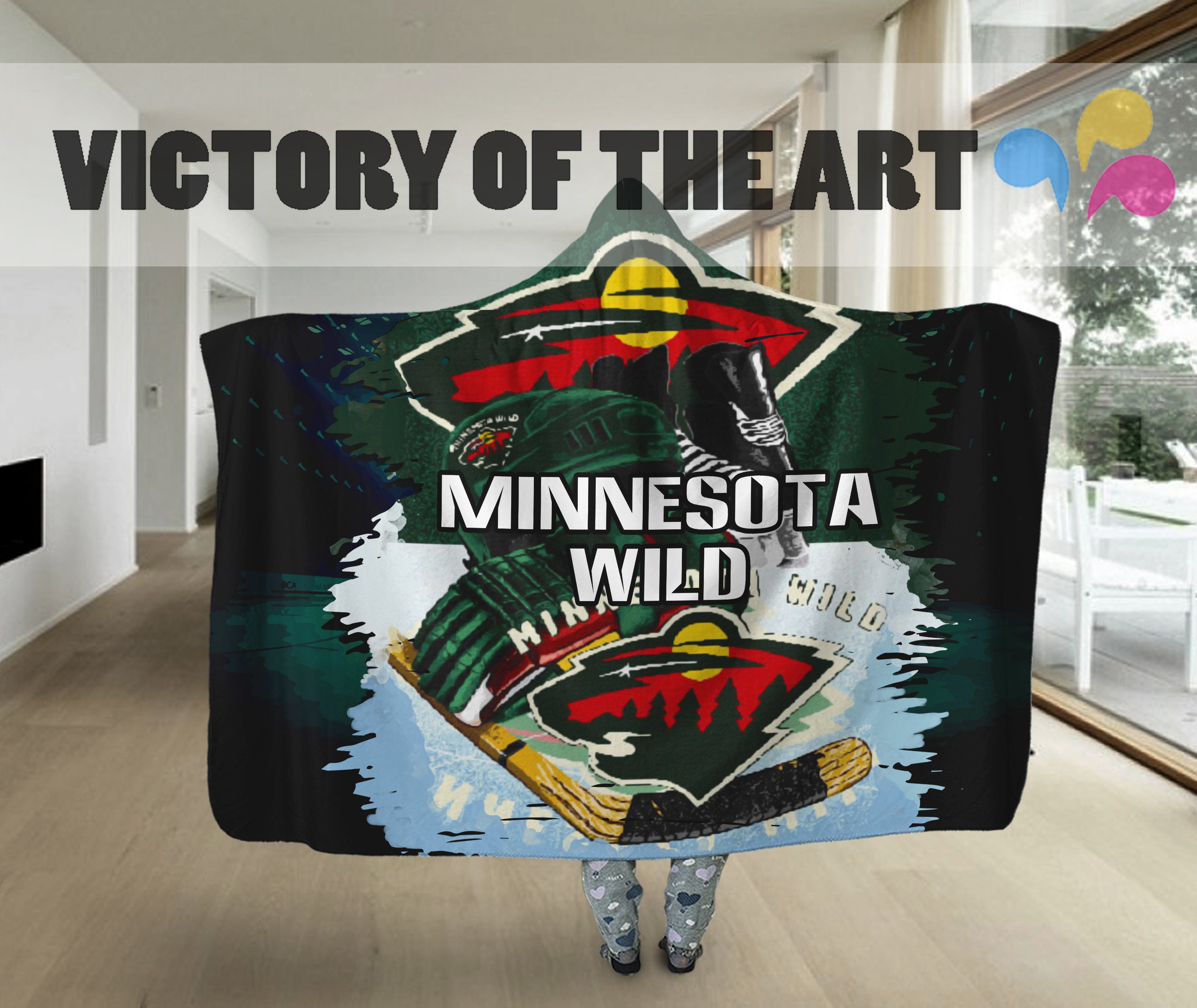 Special Edition Minnesota Wild Home Field Advantage Hooded Blanket