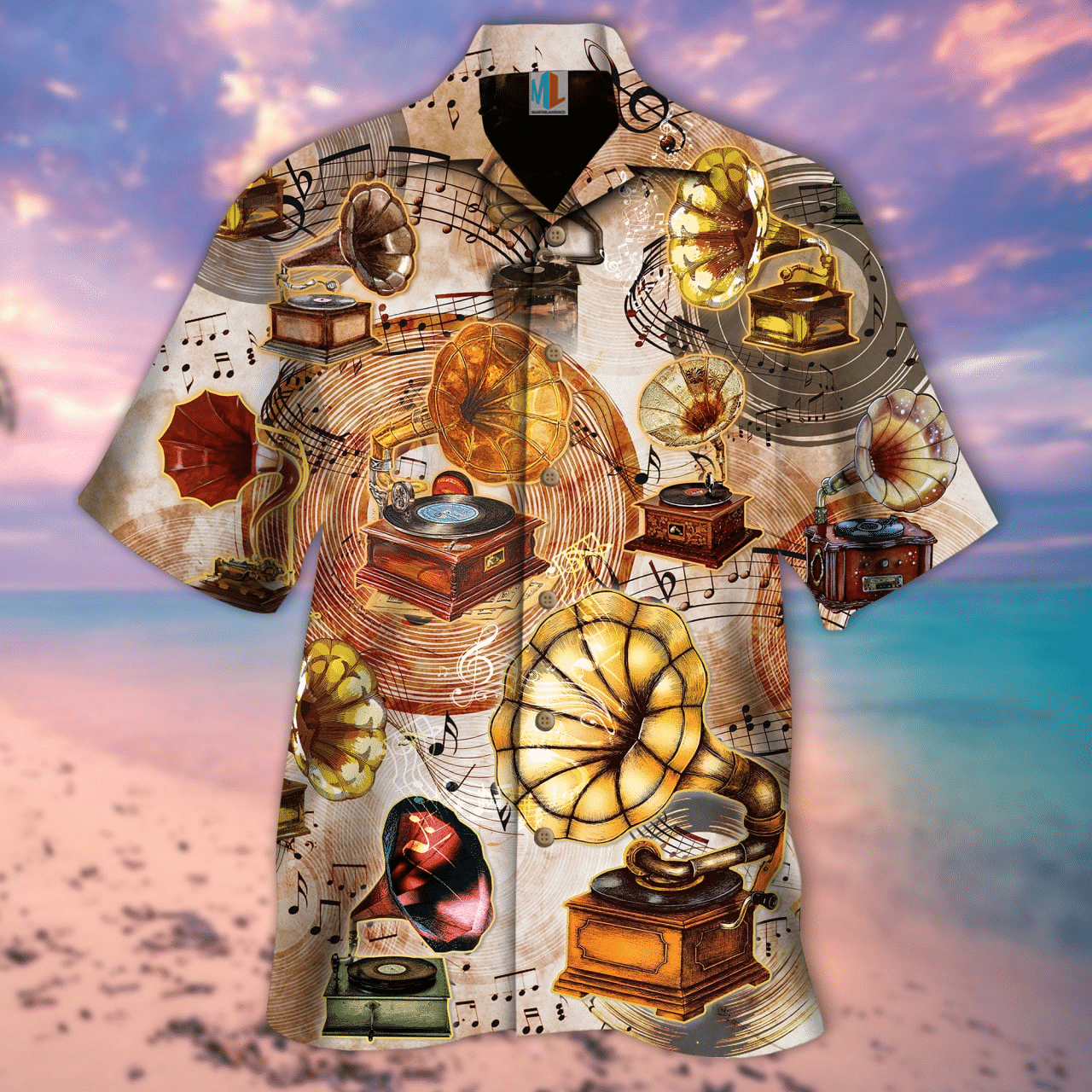 All About Gramophone Vinyl Records Hawaiian Shirt