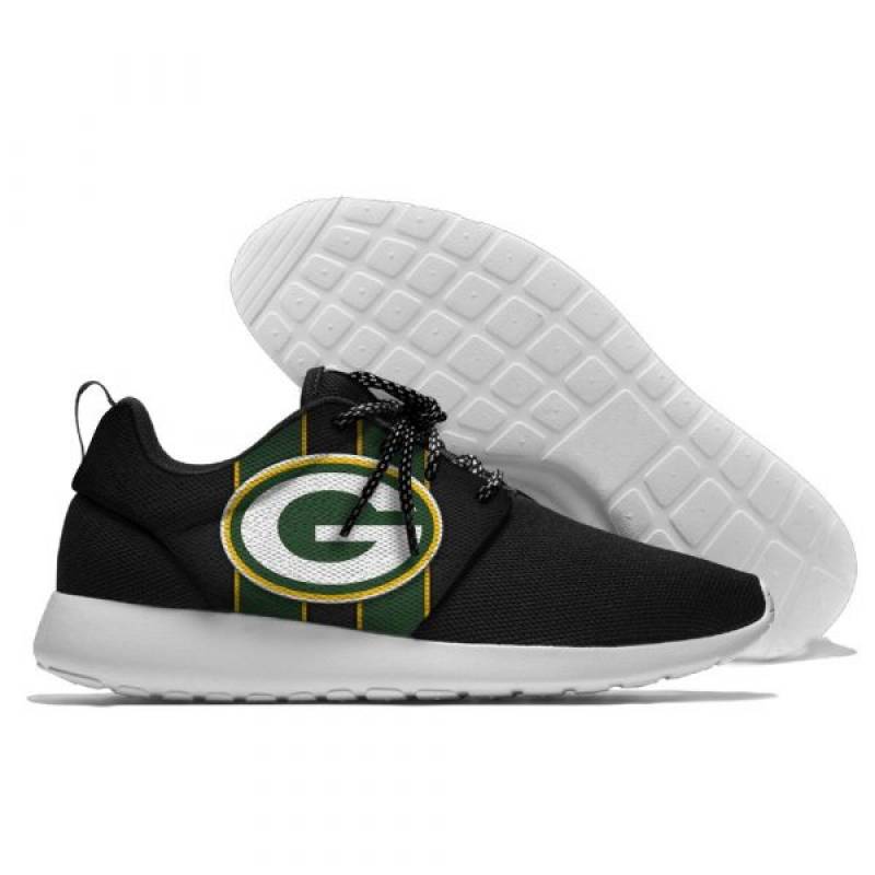 Mens And Womens Green Bay Packers Lightweight Sneakers, Packers Running Shoes #4