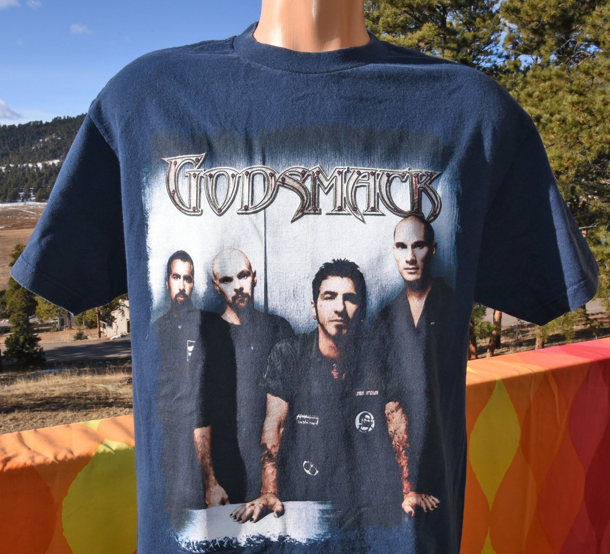 Vintage 00S Shirt Godsmack Rock Band Tour Tee 2 Shirt