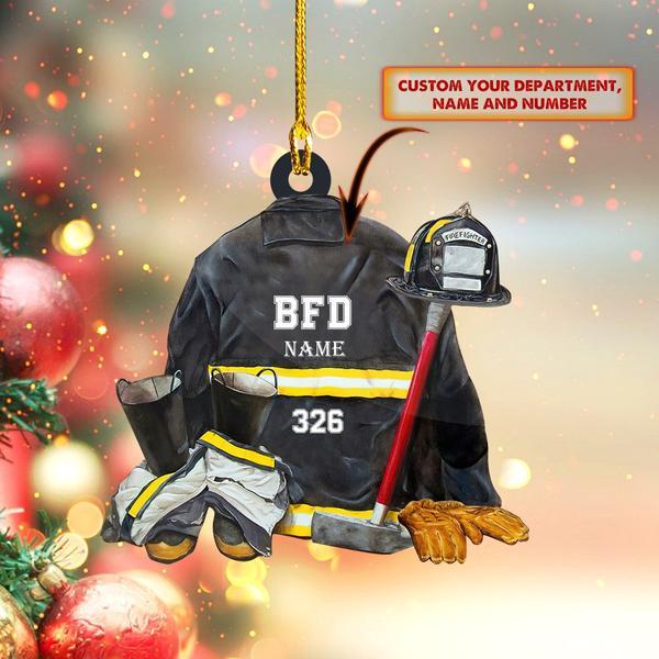 Firefighter – Custom Shaped Ornament Christmas Ornament