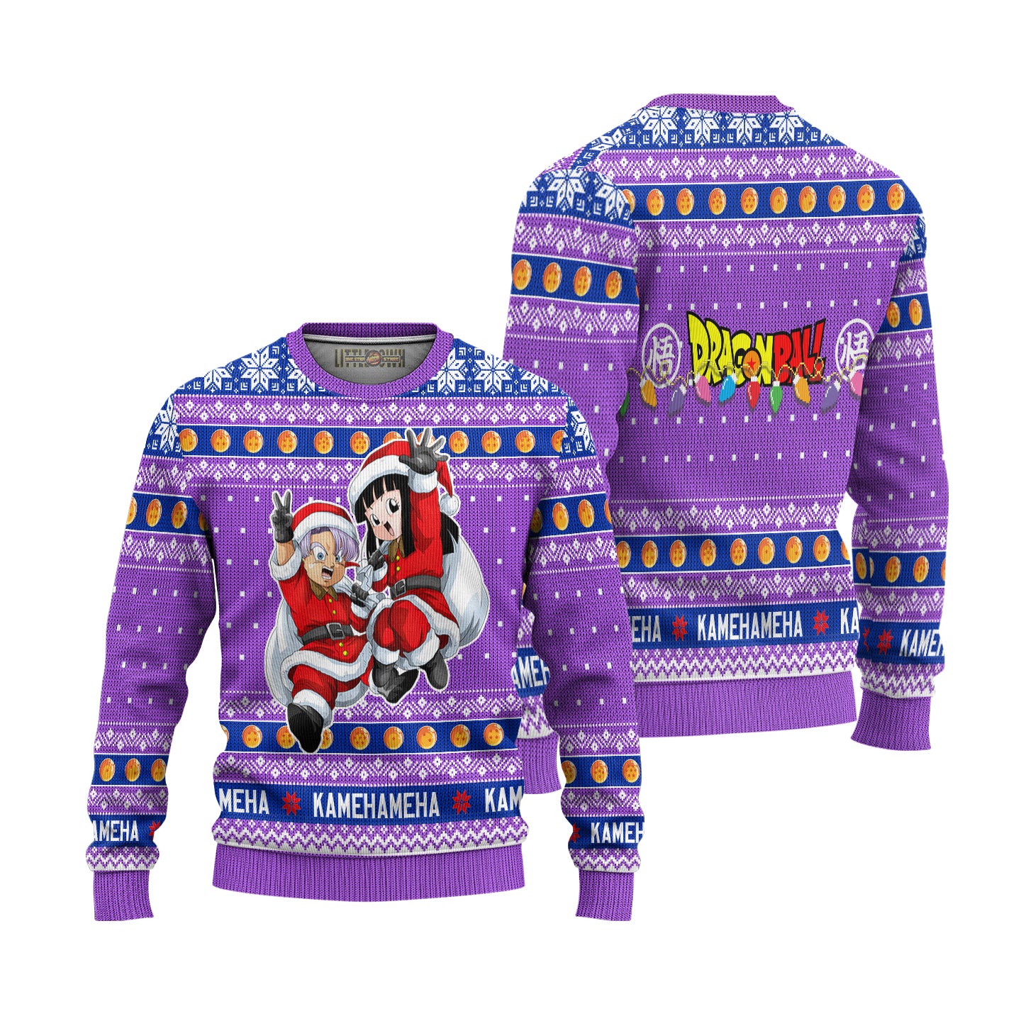 Trunks X Mai Dragon Ball Anime Ugly Christmas Sweater Xmas Gift