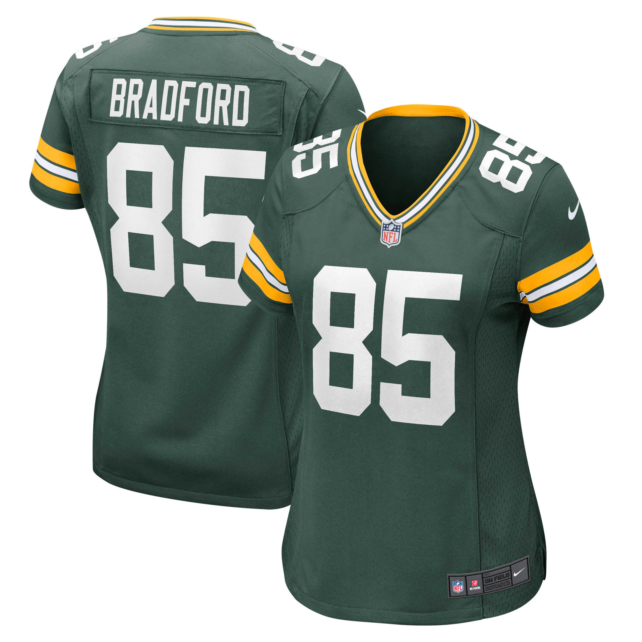 Corey Bradford Green Bay Packers Womens Retired Player Jersey – Green NFL