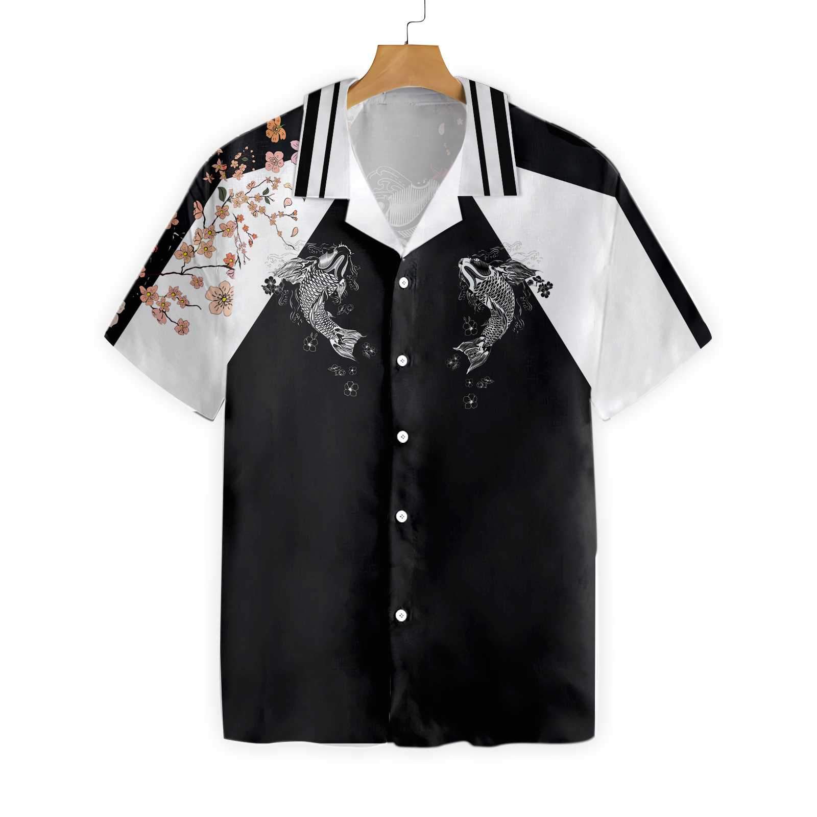 Sukajan Style Koi Fish Hawaii Shirt Ha47490