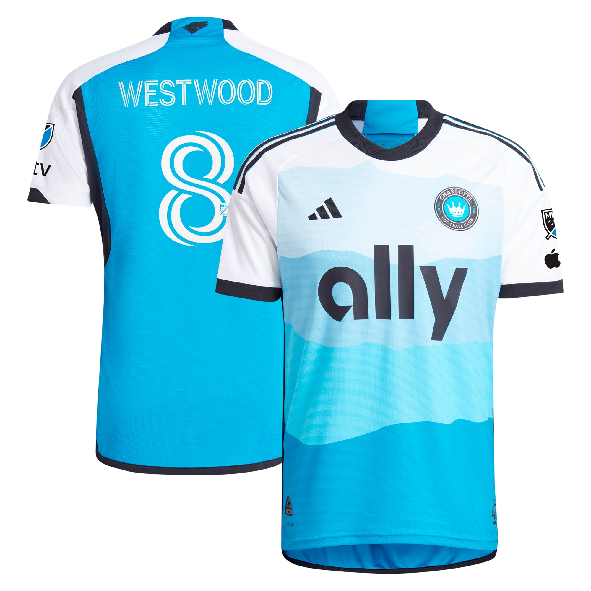 Ashley Westwood Charlotte FC 2024 The Carolina Kit: Explore Authentic Player Jersey – Blue