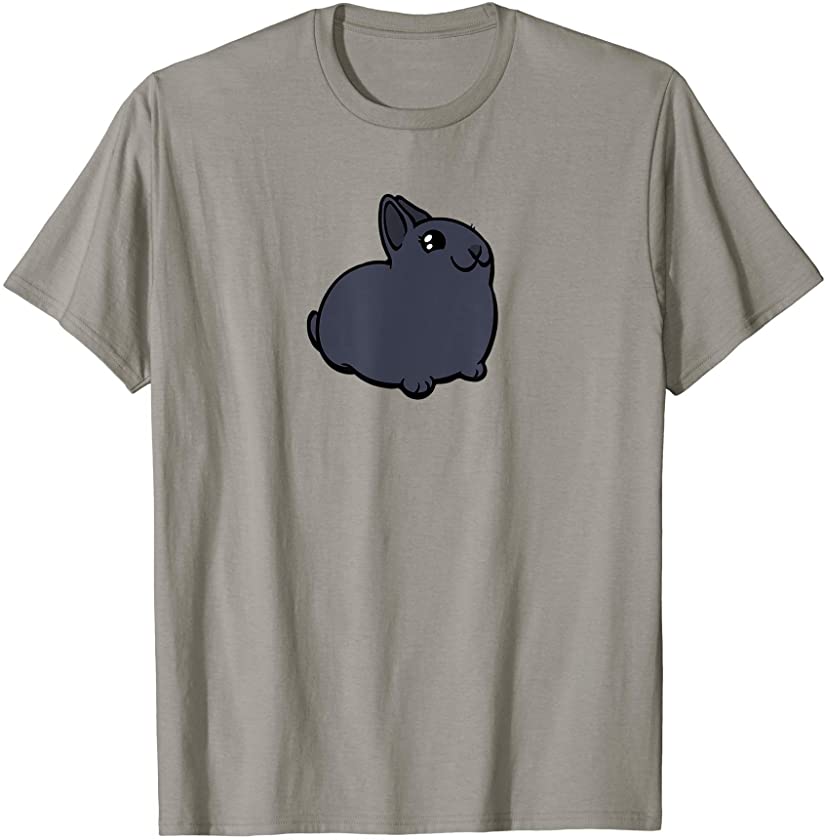 Black Netherland Dwarf Rex Rabbit Easter Bunny Cute Funny T-Shirt