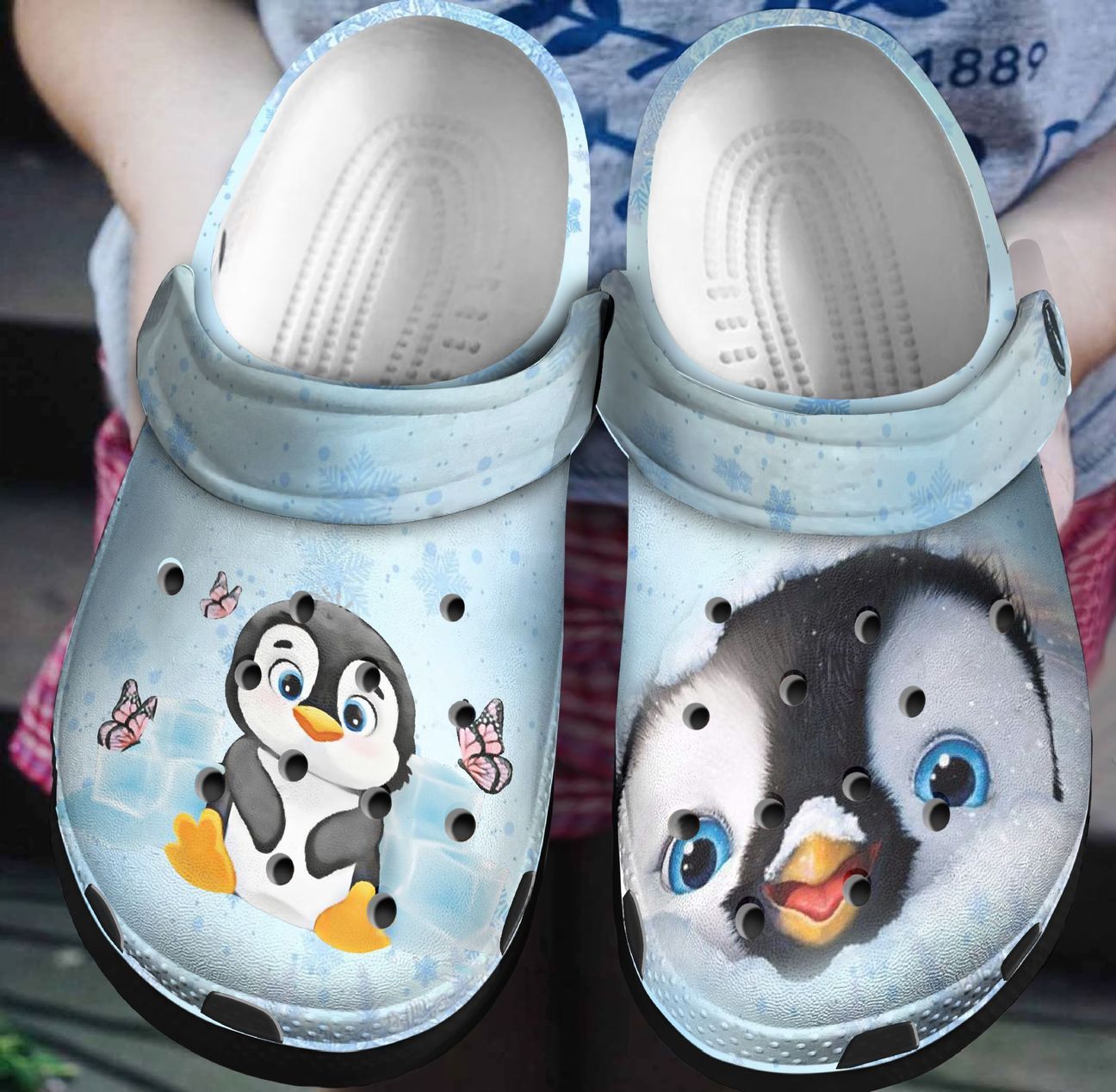 Penguin Personalized Clog, Custom Name, Text, Color, Number Fashion Style For Women, Men, Kid, Print 3D Penguins Are The Cutest