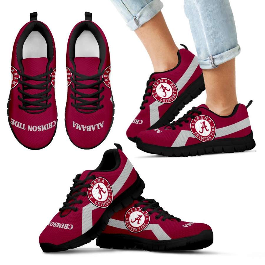 Alabama Crimson Tide Line Logo Sneakers