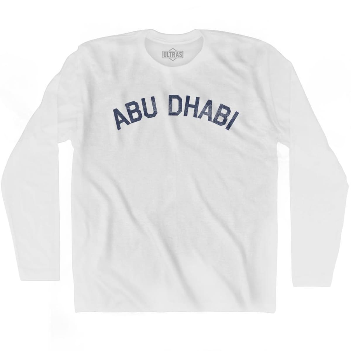 Abu Dhabi Vintage Adult Cotton Long Sleeve T-shirt