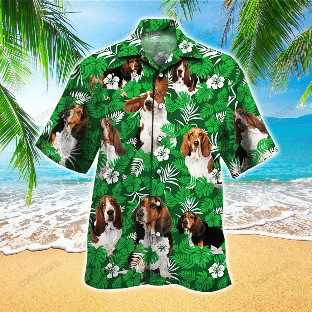 Basset Hound Hawaii Perfect Shirt Aloha Ha29506