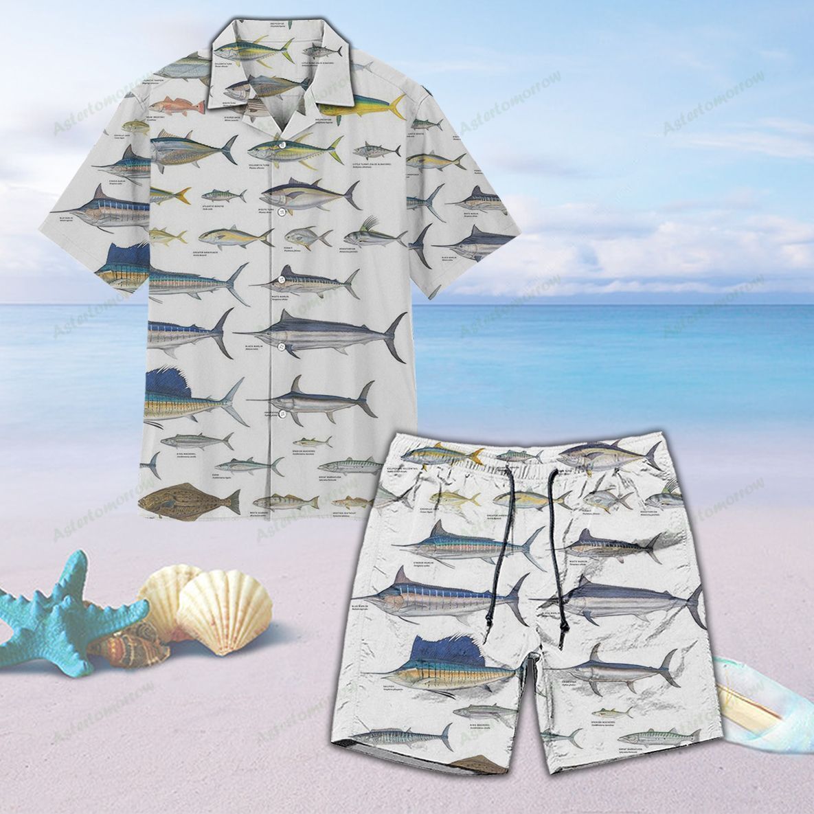 Gamefish Of North America Unisex Hawaiian Shirt Beach Fishing Hawaiian Ha62873