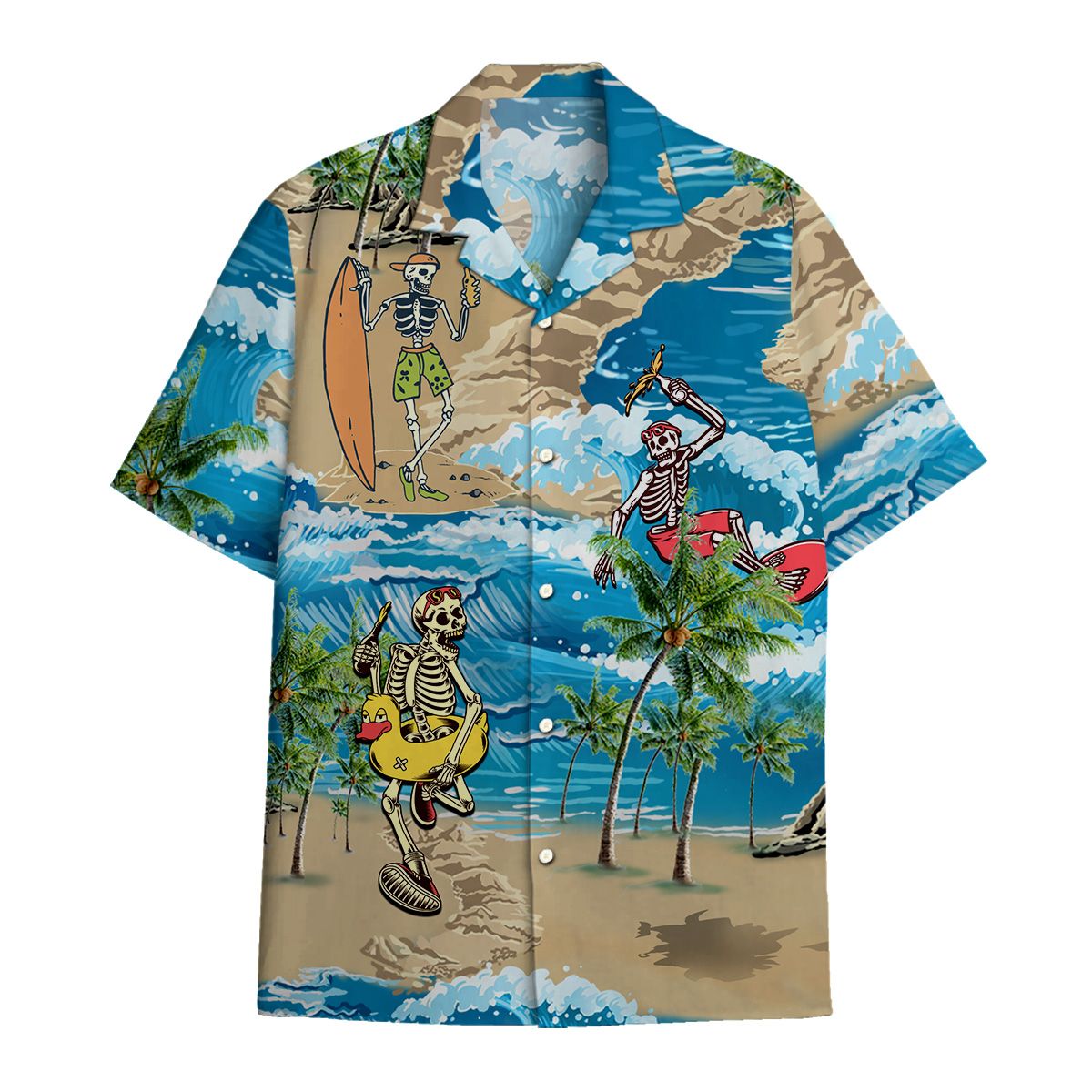 Hawaii Shirt Surfing Skull Hawaii For Hawaii Aloha Ha33321