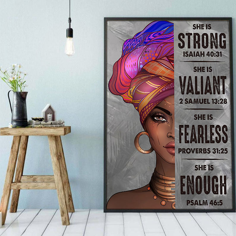 Black American Canvas Art Vintage Brown Skin Poster Prints Black Women African Man Appealing Wall Of Art