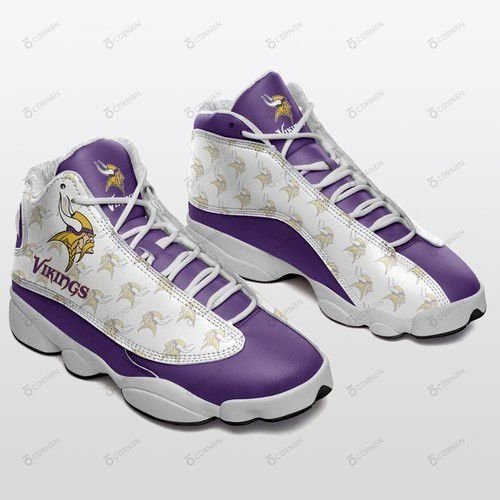 Minnesota Vikings Air Jd13 Jordan 13 Sneakers 360