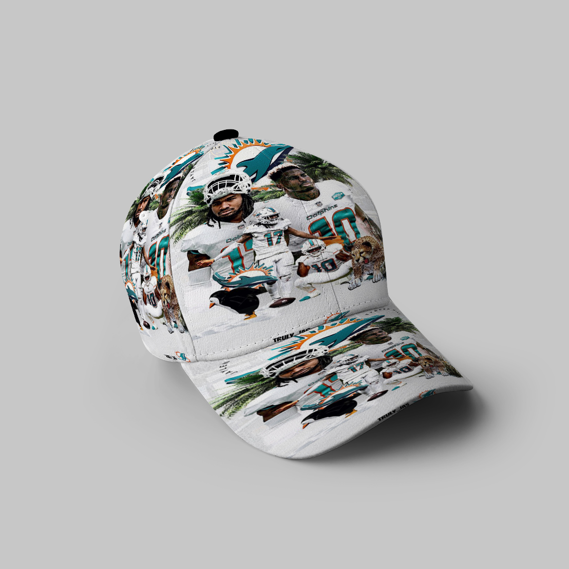 Miami Dolphins Players3 3D Printing Baseball Cap Classic Hat