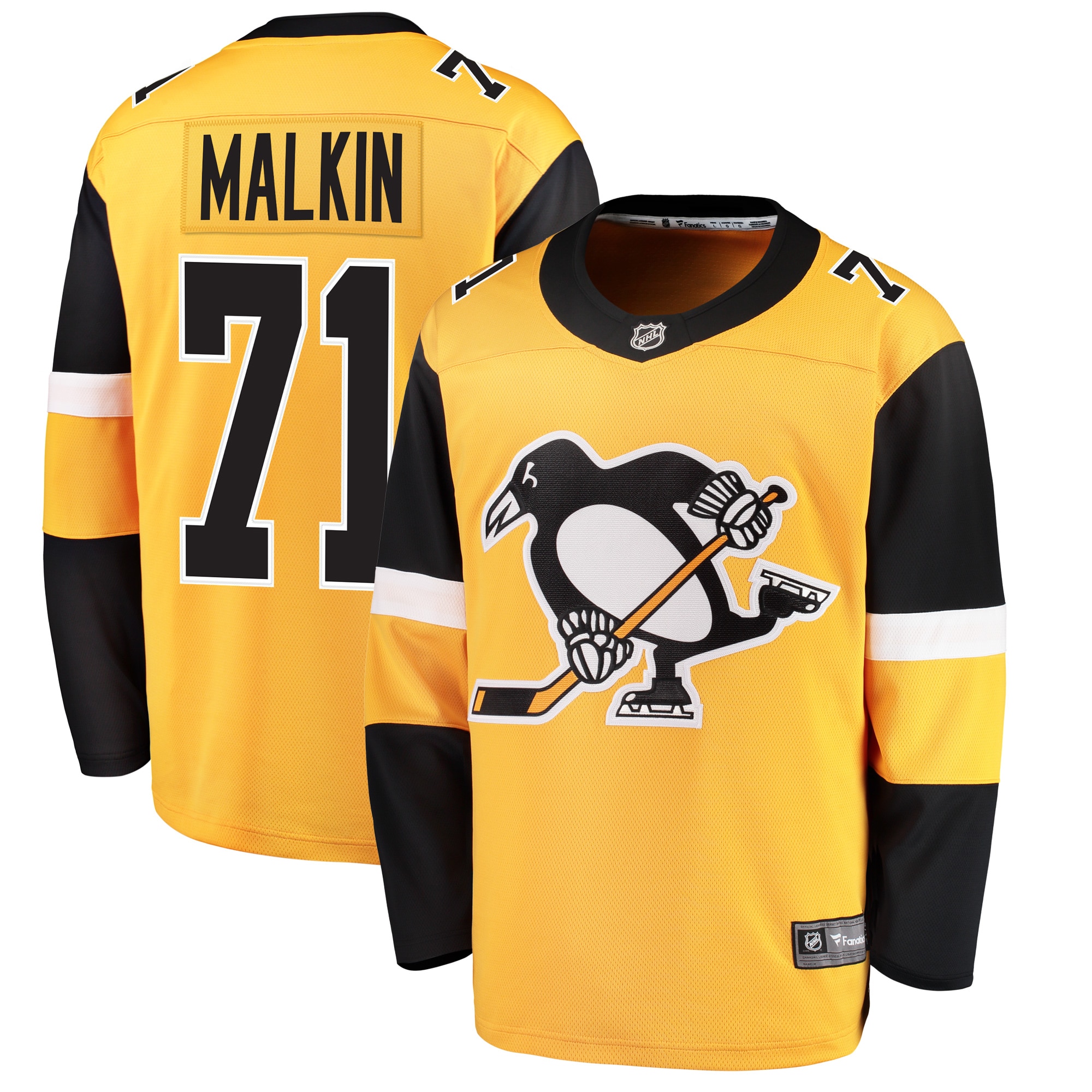 Evgeni Malkin Pittsburgh Penguins Branded Youth Alternate Breakaway Player Jersey – Gold