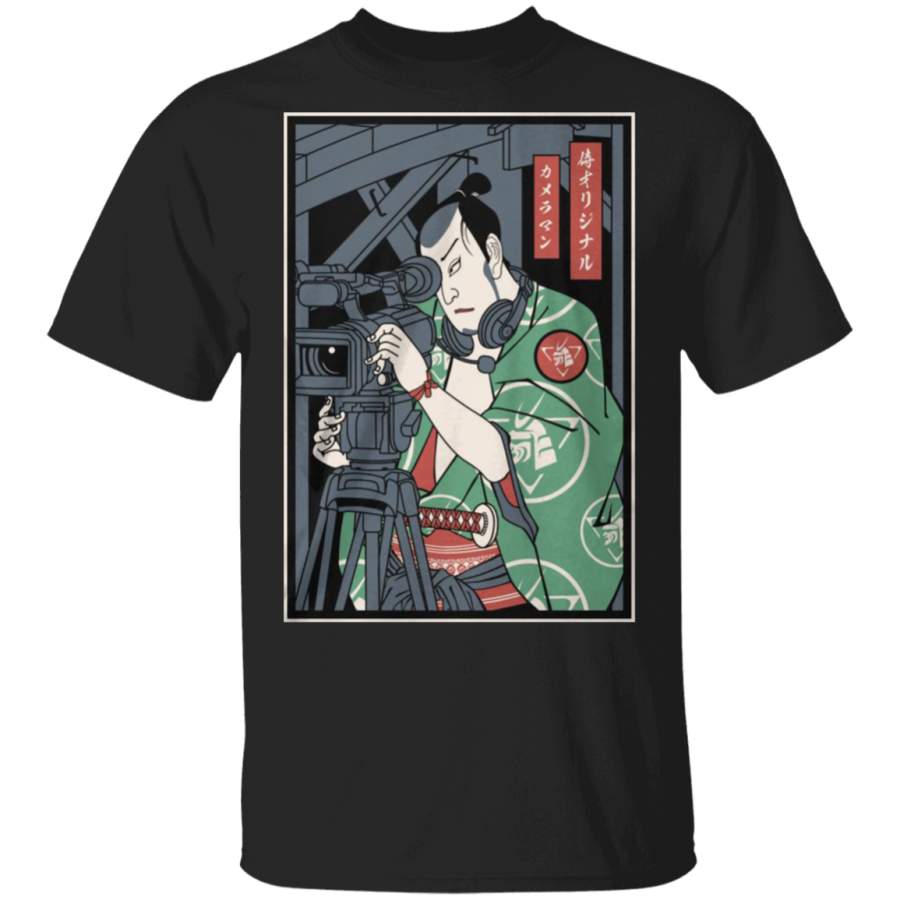 Cameraman Samurai T-Shirt