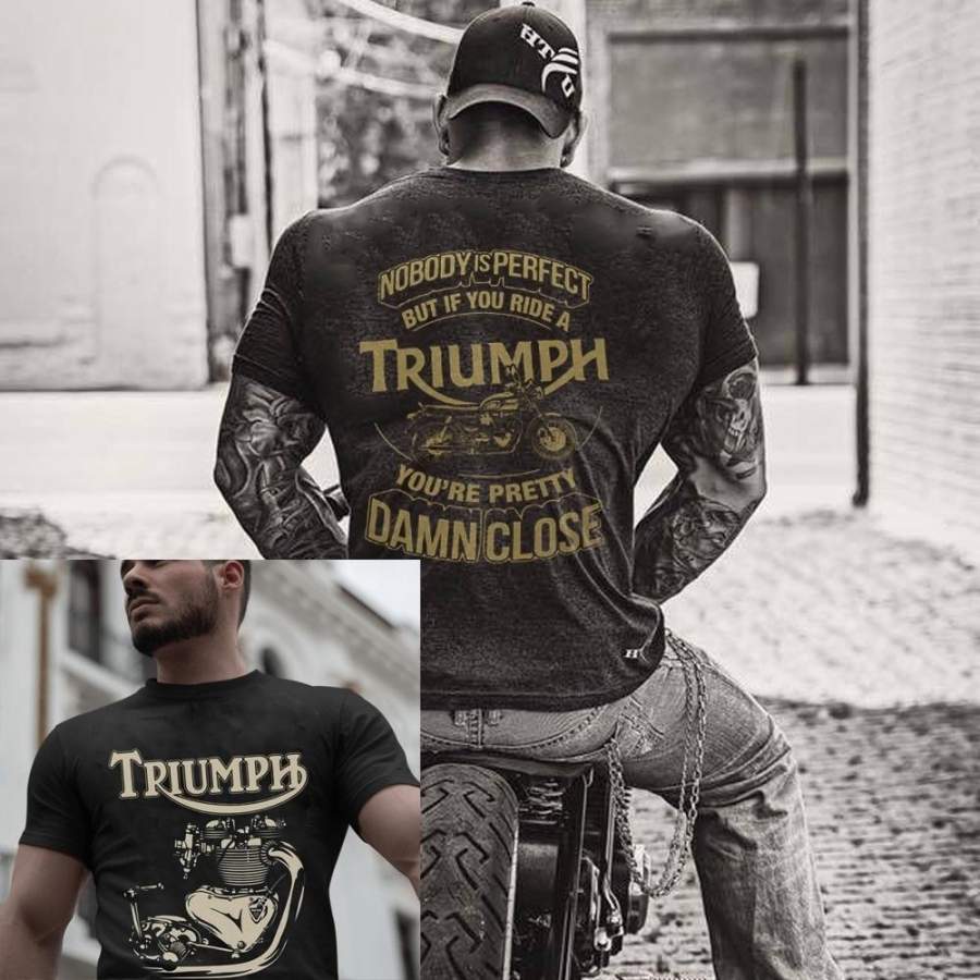 Triumph Shirt New Autumn 2019 Genuine Triumph Motorcycles Hurricane Cool T-Shirt