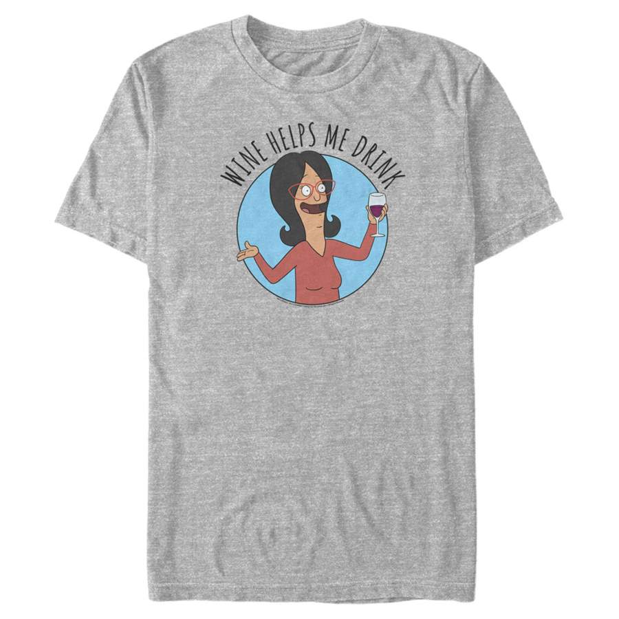 Bob’s Burgers Men’s Linda Wine Helps  T Shirt