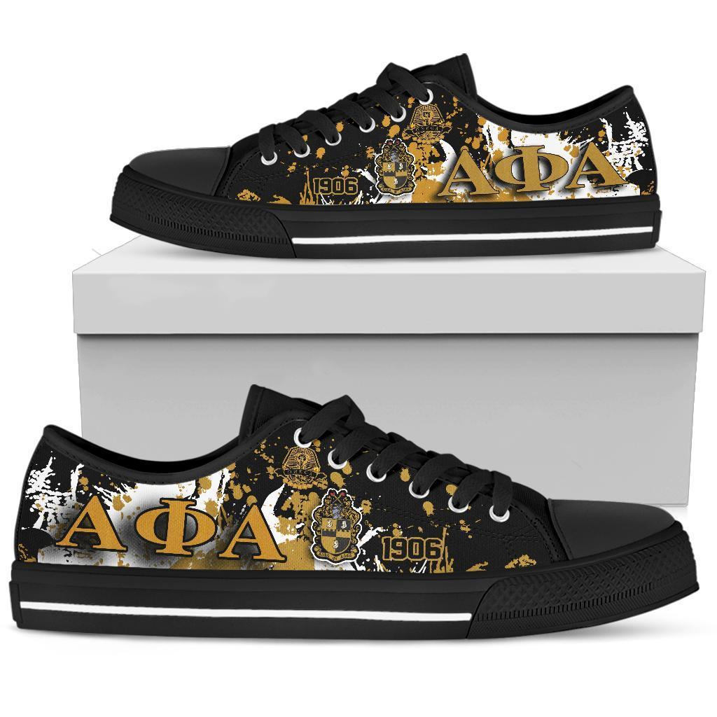 Wonder Print Footwear – Alpha Phi Alpha Low Top Spaint Style Lt10