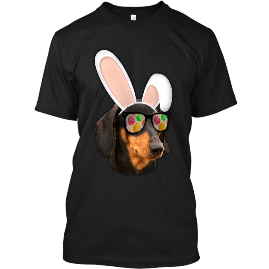 Dachshund Easter Bunny shirt Custom Ultra Cotton