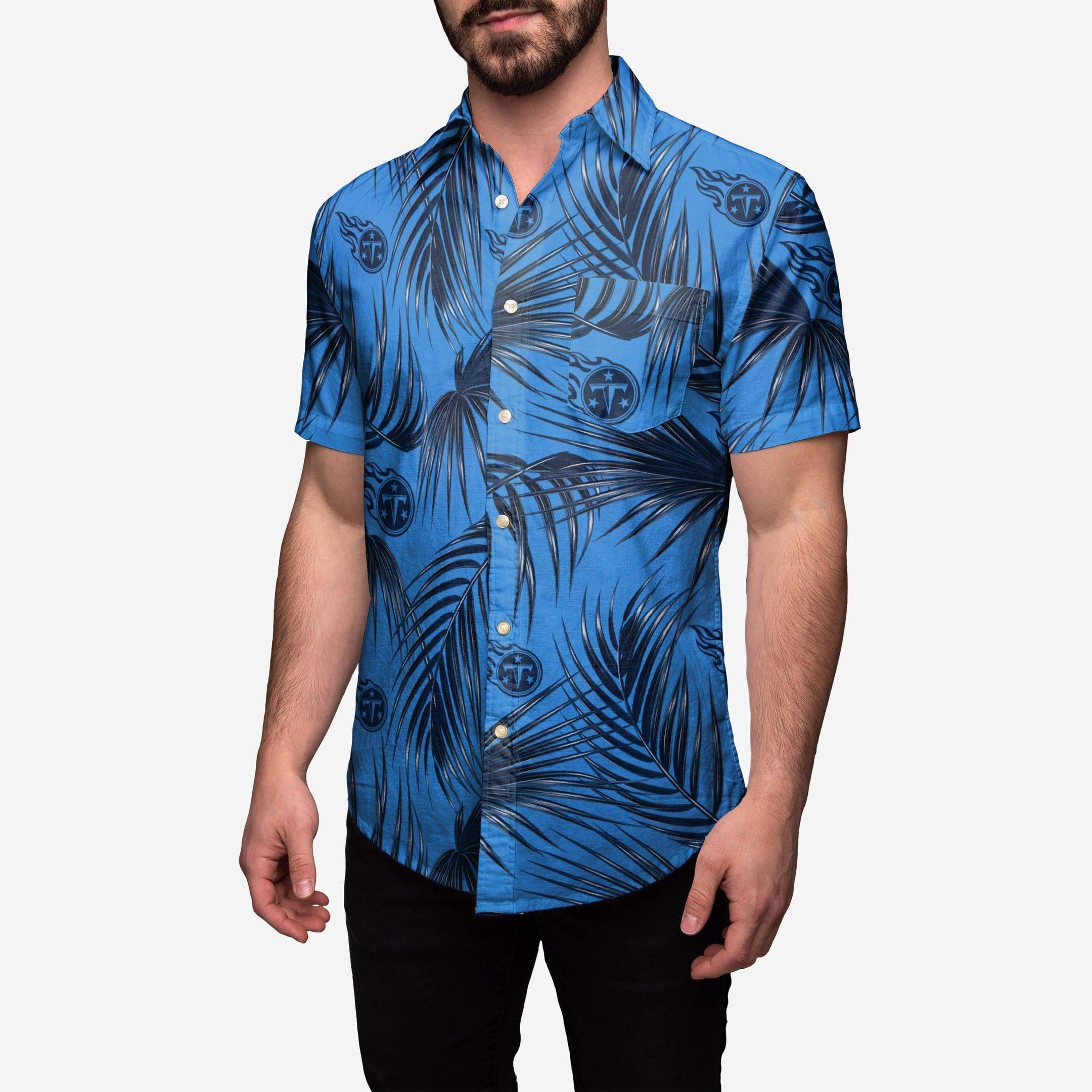 Tennessee Titans Hawaiian Button Up Shirt