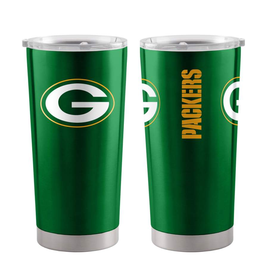 Green Bay Packers Premium Travel Stainless Steel Insulated Tumbler Cup Ultra Green