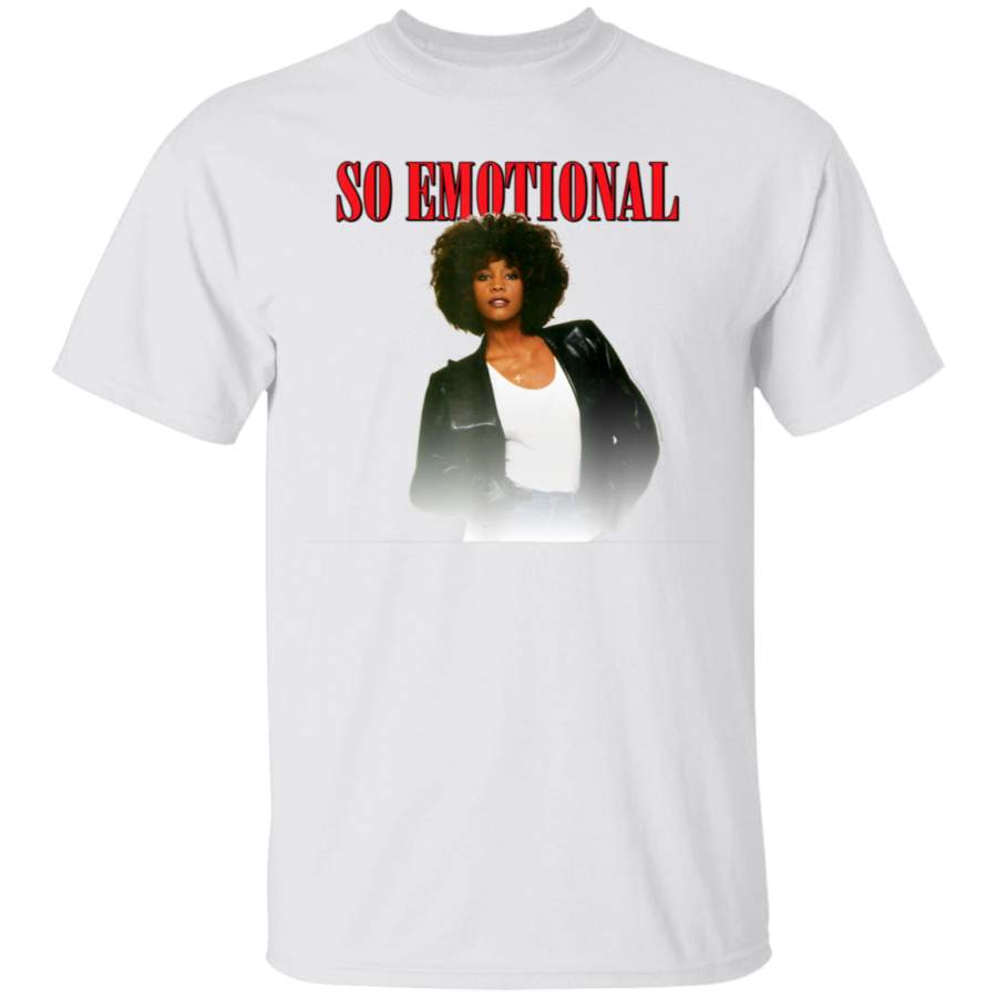 Whitney Houston Official So Emotional 80s  TShirt