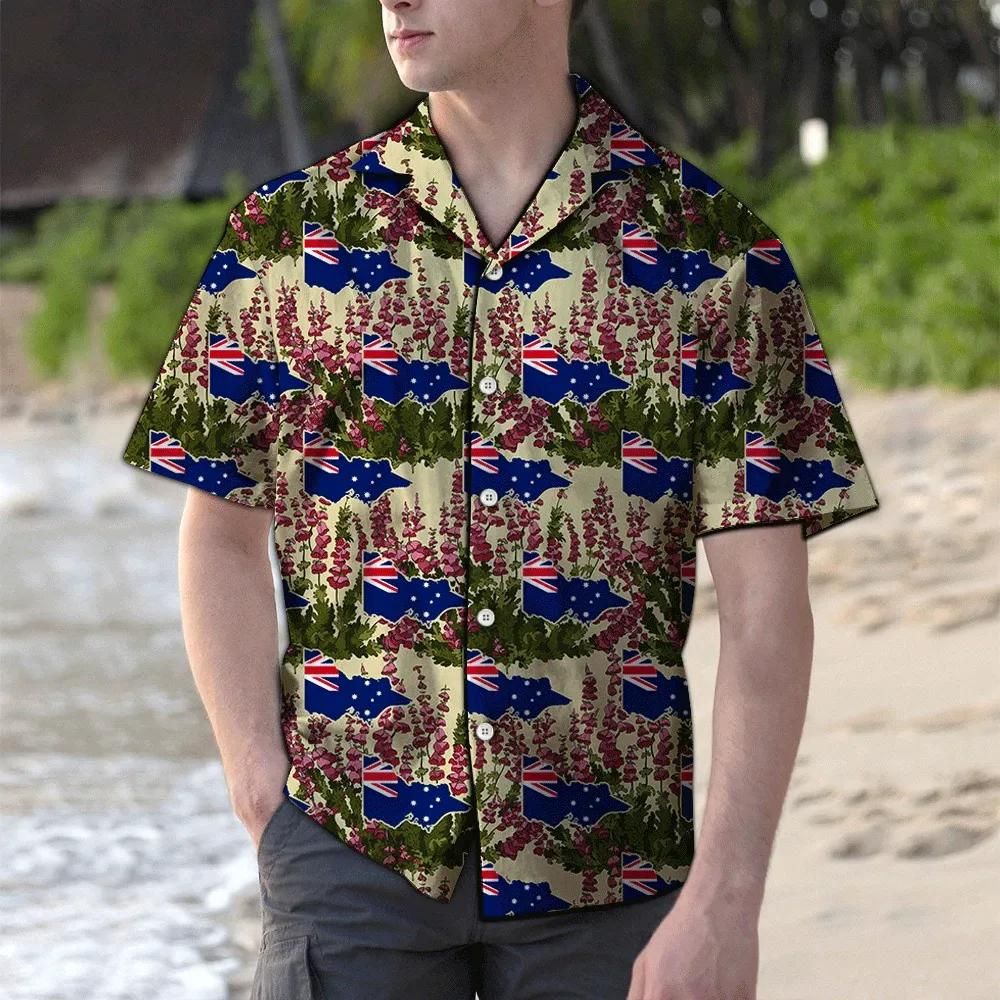 Victoria Pink Heath Aloha Hawaiian Shirt Colorful Short Sleeve Summer Beach Casual Shirt For Men And Women