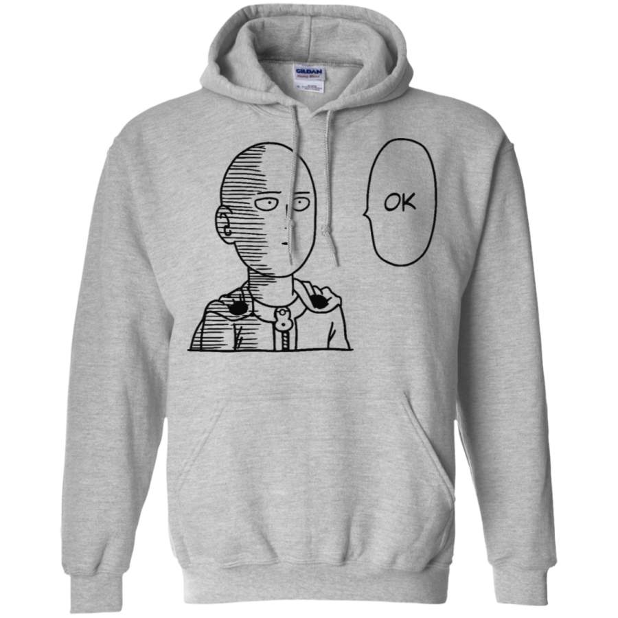 AGR One Punch Man OPM – Saitama Ok Gildan Pullover Hoodie