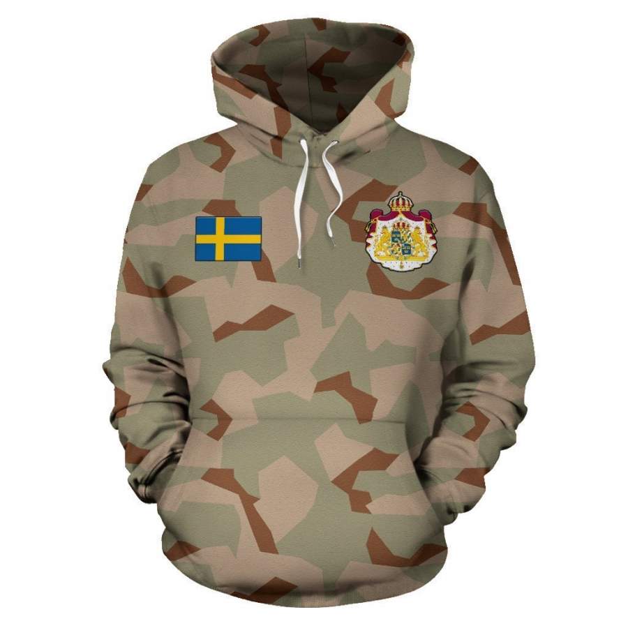 Swedish M90 Desert Camo Hoodie ZIPNNK 114