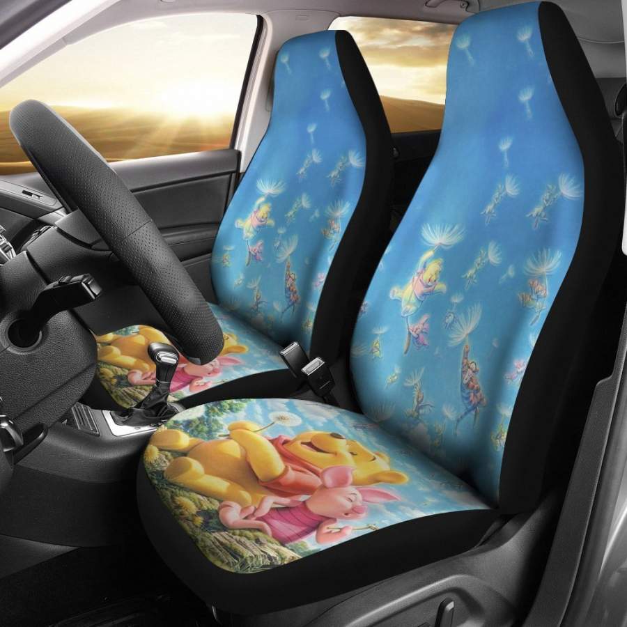 Disney Winnie the Pooh Cartoon Car Seat Covers