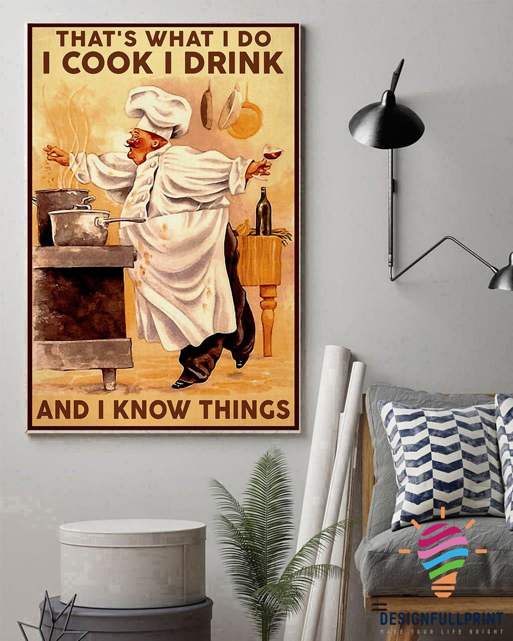 Cooking Poster Lh Chef Poster Cook Drink And Know Things - Poster Art ...