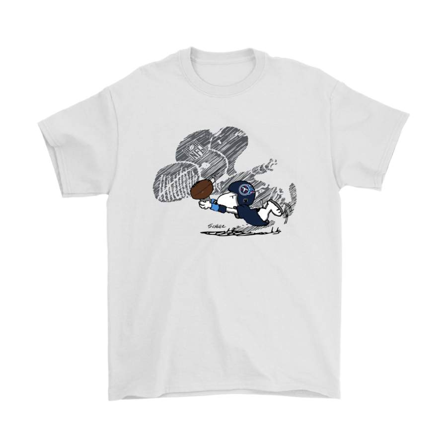 Tennessee Titans Snoopy Plays The Football Game Shirts