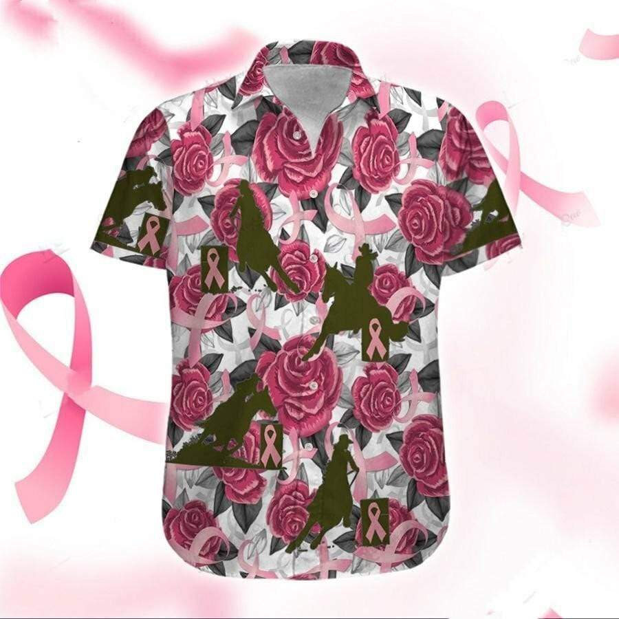 Barrel Racing Breast Cancer Awareness Hawaii Shirt For Men Women Ha94155