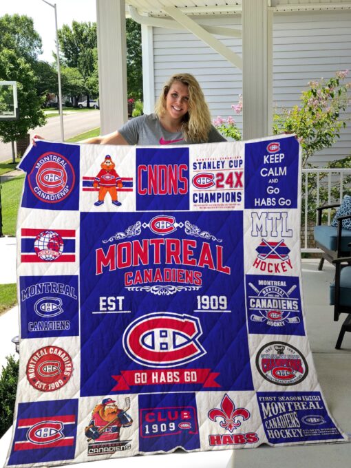 Montreal Canadiens Blanket Quilt B93