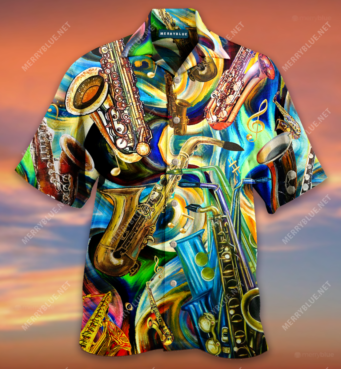 Saxophone Is My Second Language Unisex Hawaii Shirt Ha65663