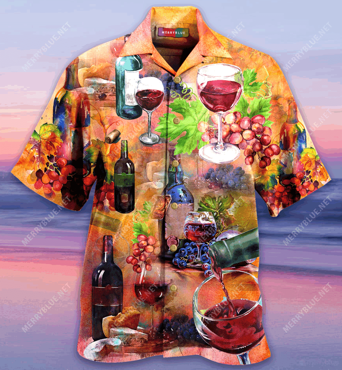 Working From Nine To Wine Unisex Hawaii Shirt Ha80011